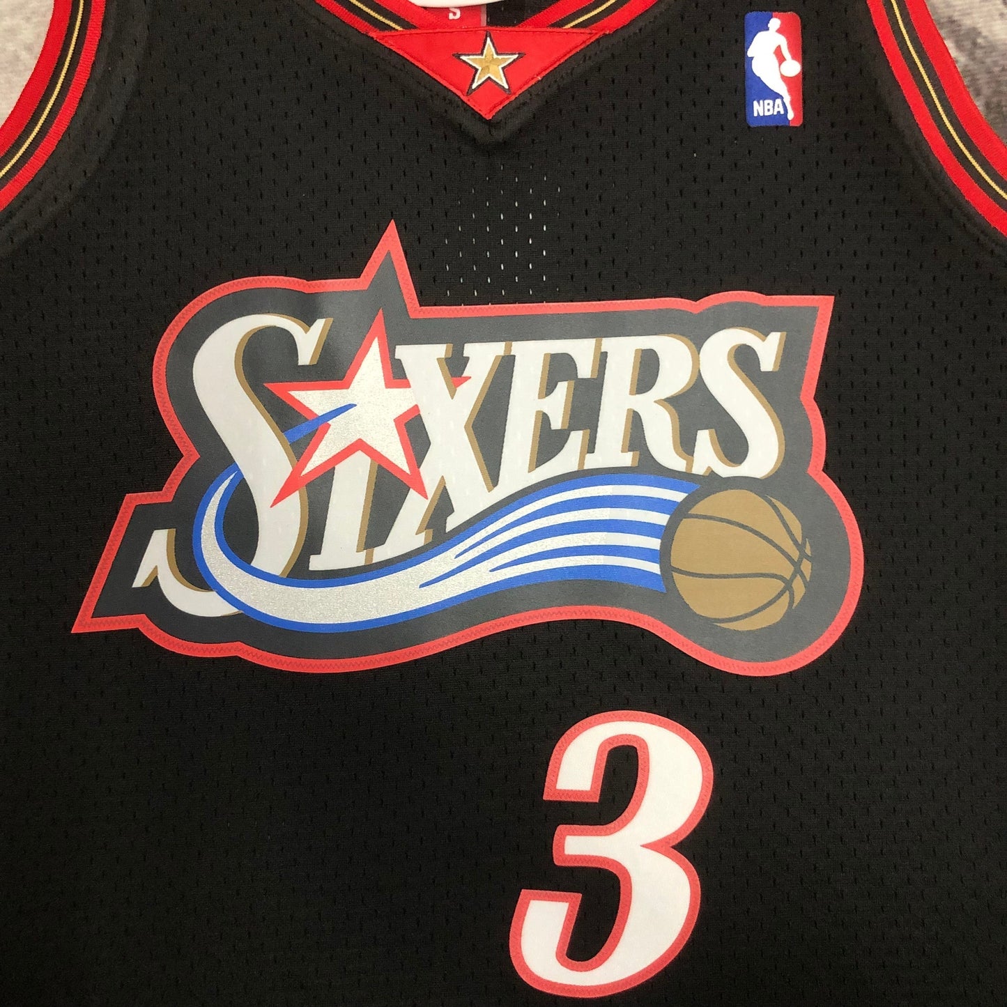 NBA Philadelphia 76ers 1997/98 #3 Allen Iverson classic Jersey