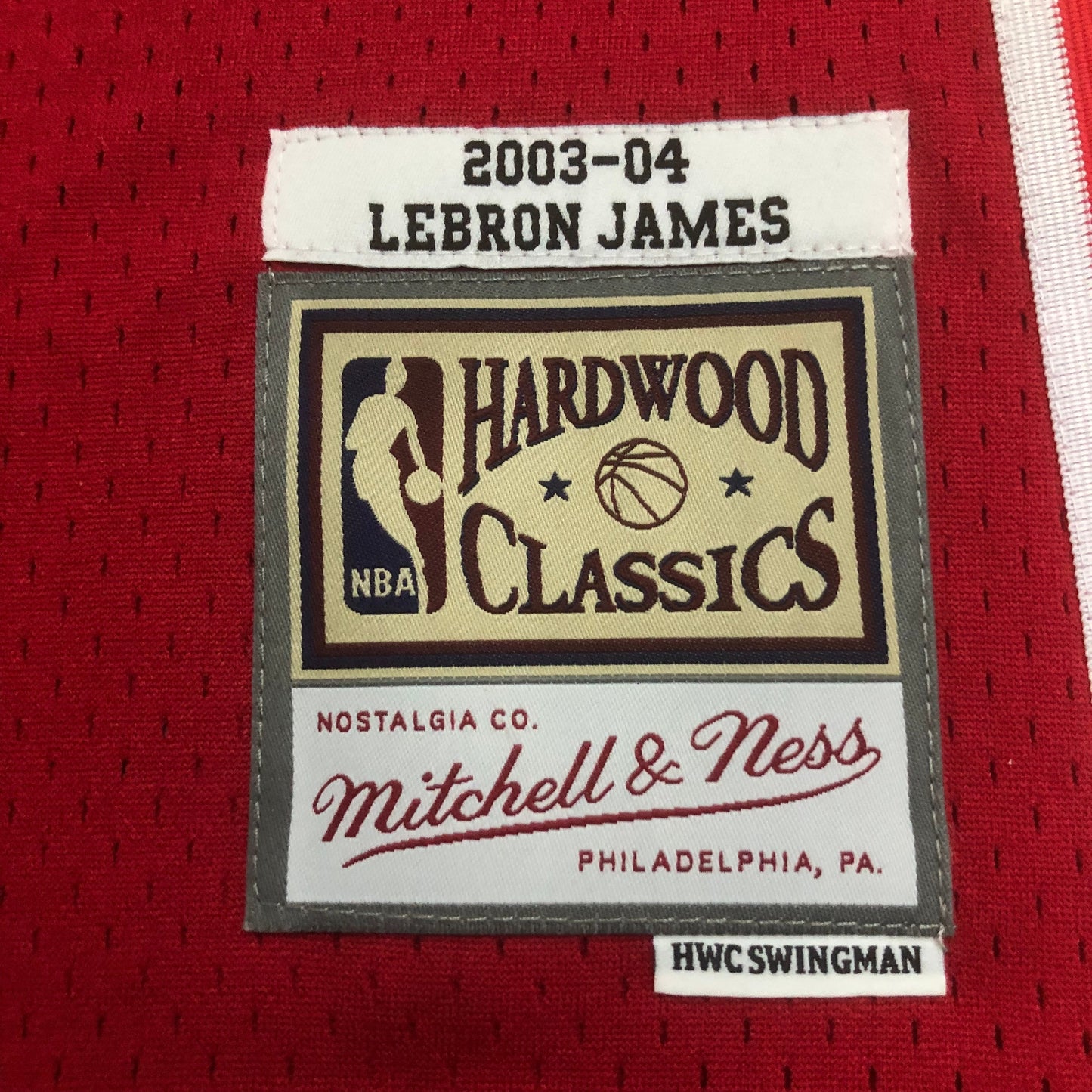 NBA Cleveland Cavaliers 2003/2004 #23 LeBron James classic jersey