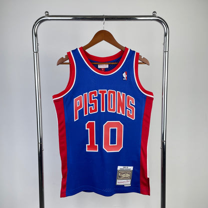 NBA Detroit Pistons 1989/90 #10 Dennis Rodman classic Jersey