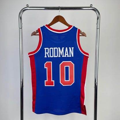 NBA Detroit Pistons 1989/90 #10 Dennis Rodman classic Jersey