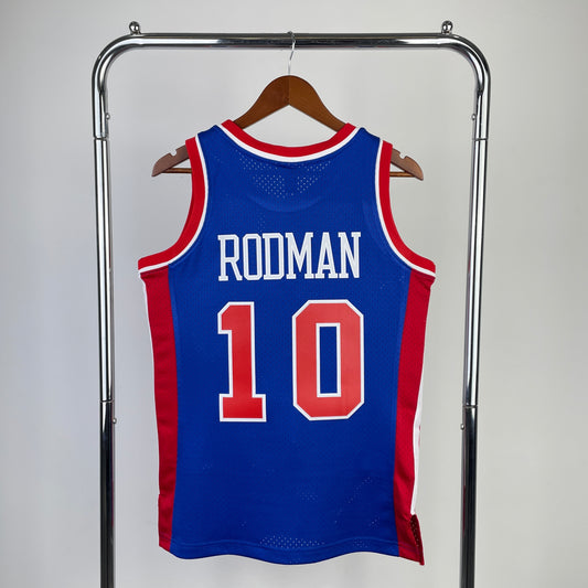 NBA Detroit Pistons 1989/90 #10 Dennis Rodman classic Jersey