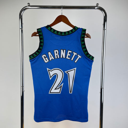 NBA Minnesota Timberwolves 1997/98 #21 Kevin Garnett classic jersey