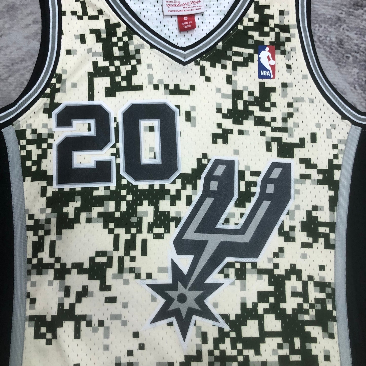NBA San Antonio Spurs 2013/14 #20 Manu Ginobli classic jersey