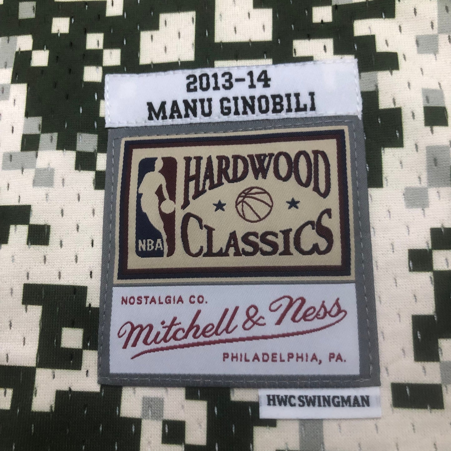NBA San Antonio Spurs 2013/14 #20 Manu Ginobli classic jersey