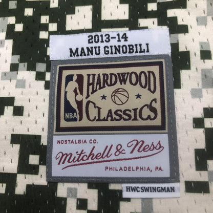NBA San Antonio Spurs 2013/14 #20 Manu Ginobli classic jersey