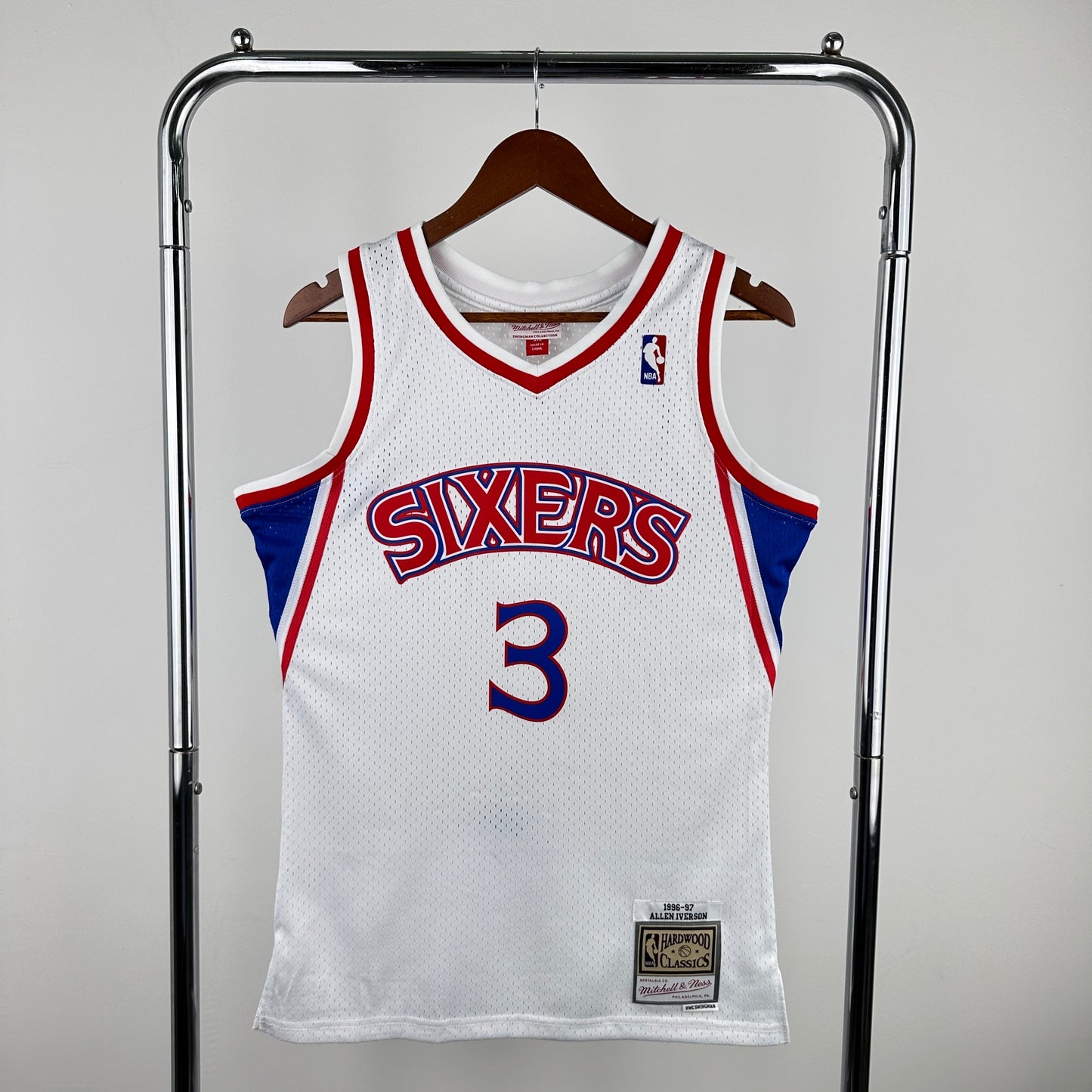 NBA Philadelphia 76ers 1996/97 #3 Allen Iverson classic Jersey