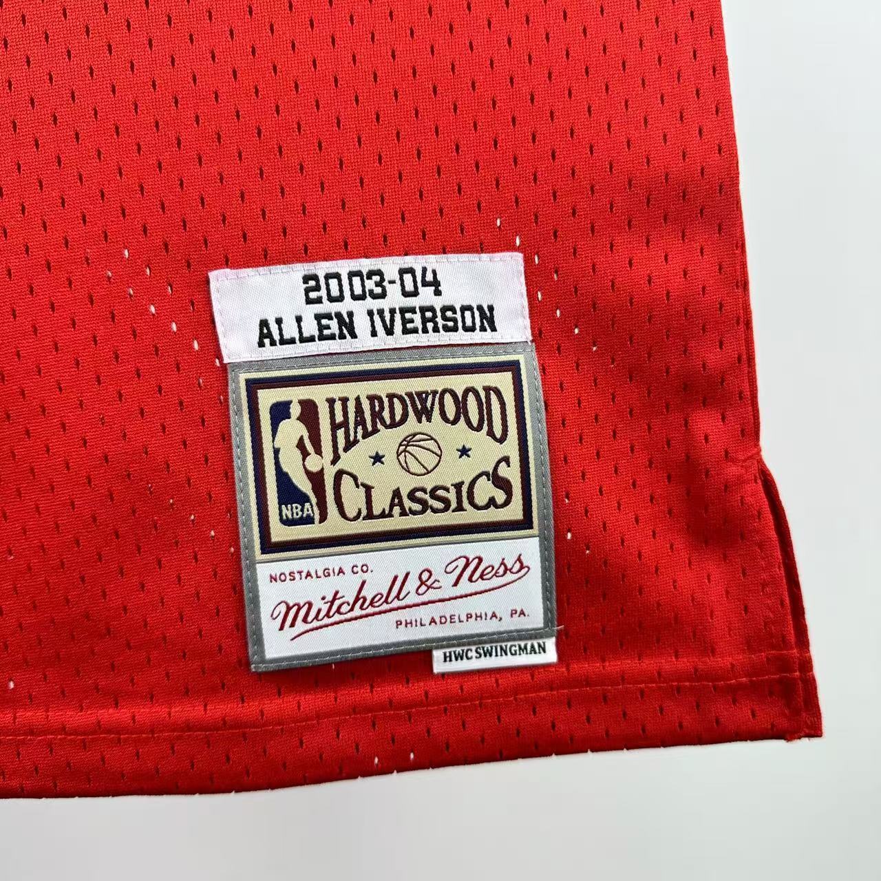 NBA Philadelphia 76ers 2003/04 #3 Allen Iverson  Classic Jersey