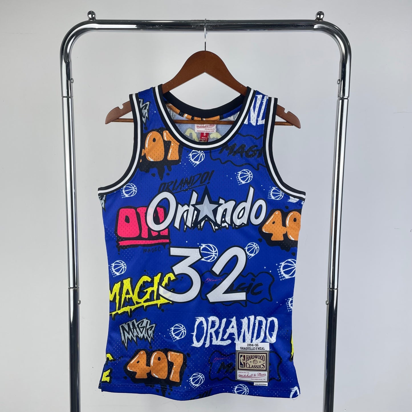 NBA Orlando Magic 1994/95 #32 Shaquille O’Neal Classic Jersey
