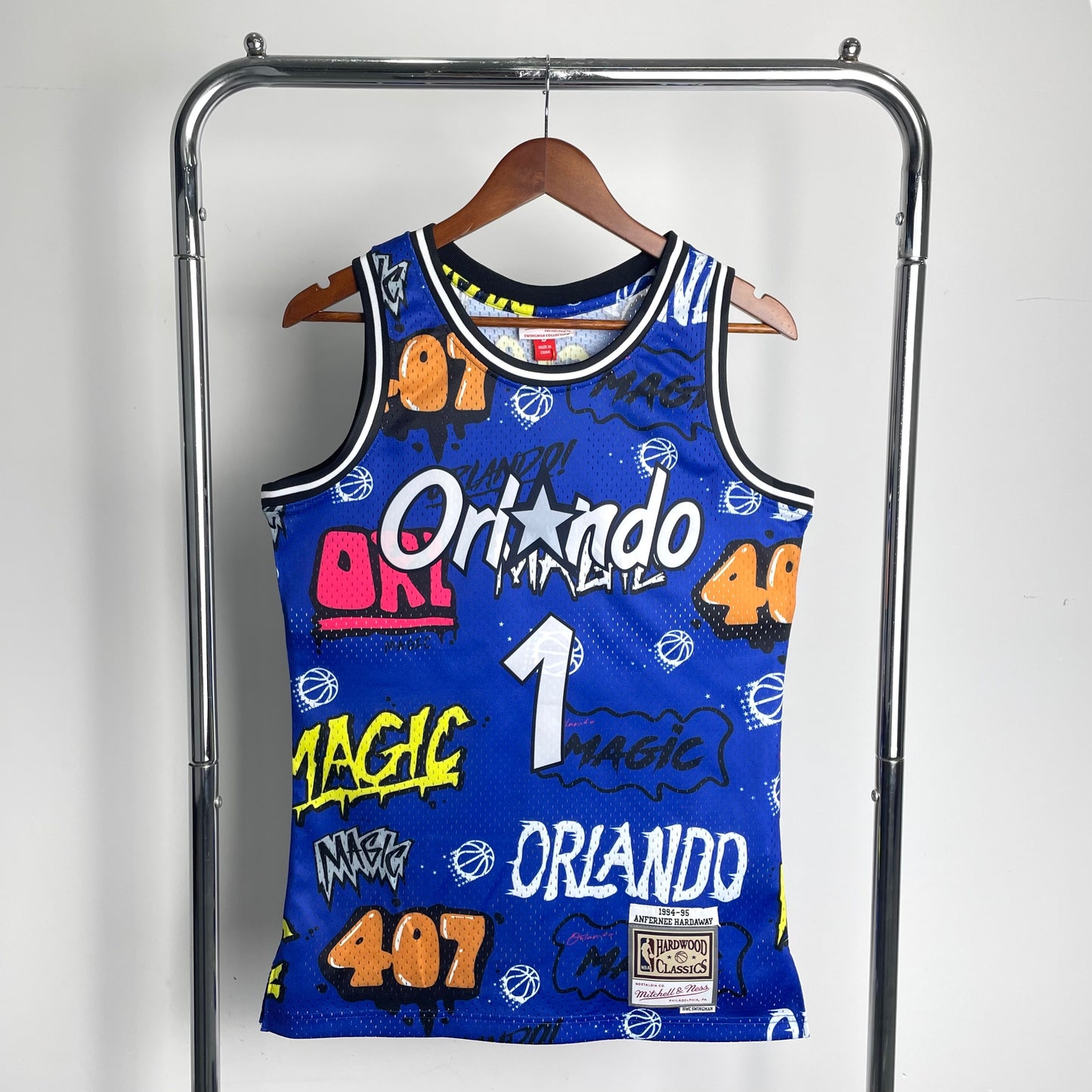NBA Orlando Magic 1994/95 #1 Penny Hardaway  Classic Jersey
