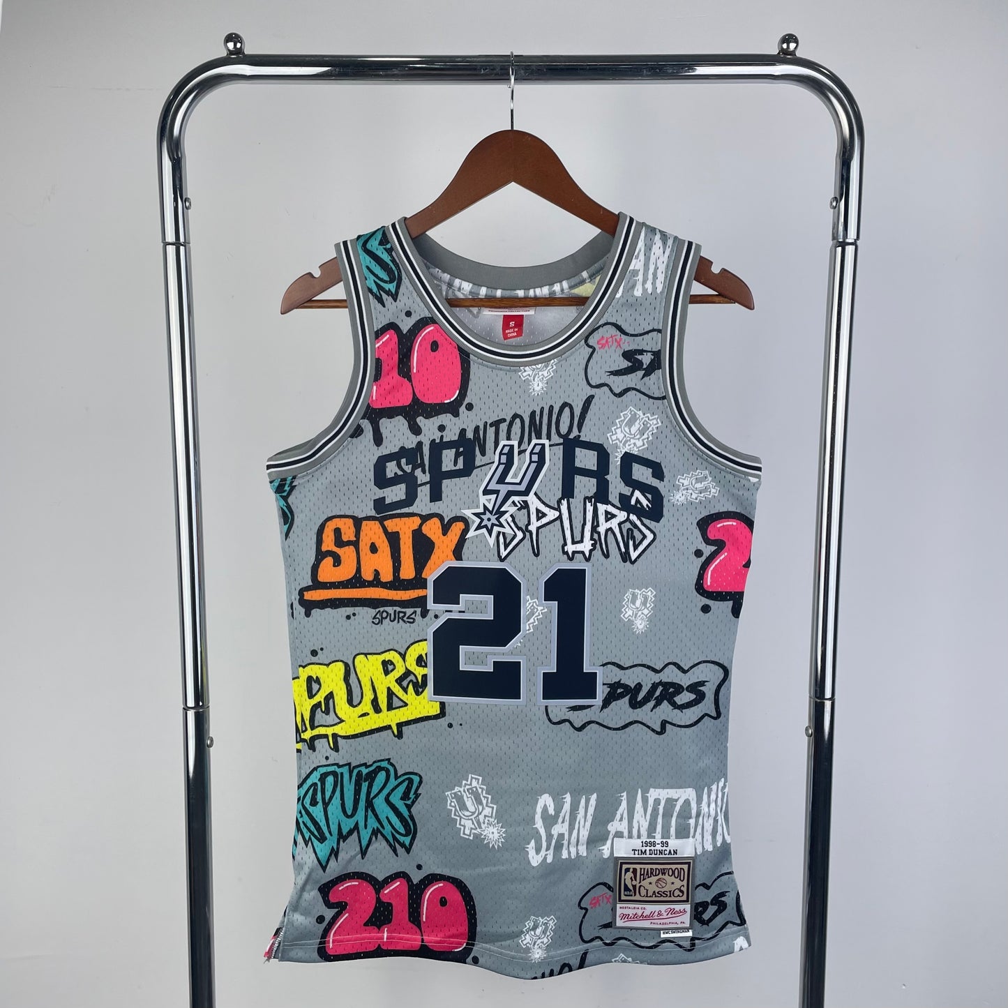 NBA San Antonio Spurs Classic 1998/99 #21 Tim Duncan Jersey