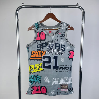 NBA San Antonio Spurs Classic 1998/99 #21 Tim Duncan Jersey