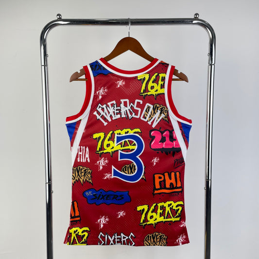 NBA Philadelphia 76ers 1996/1997 #3 Allen Iverson Classic Jersey