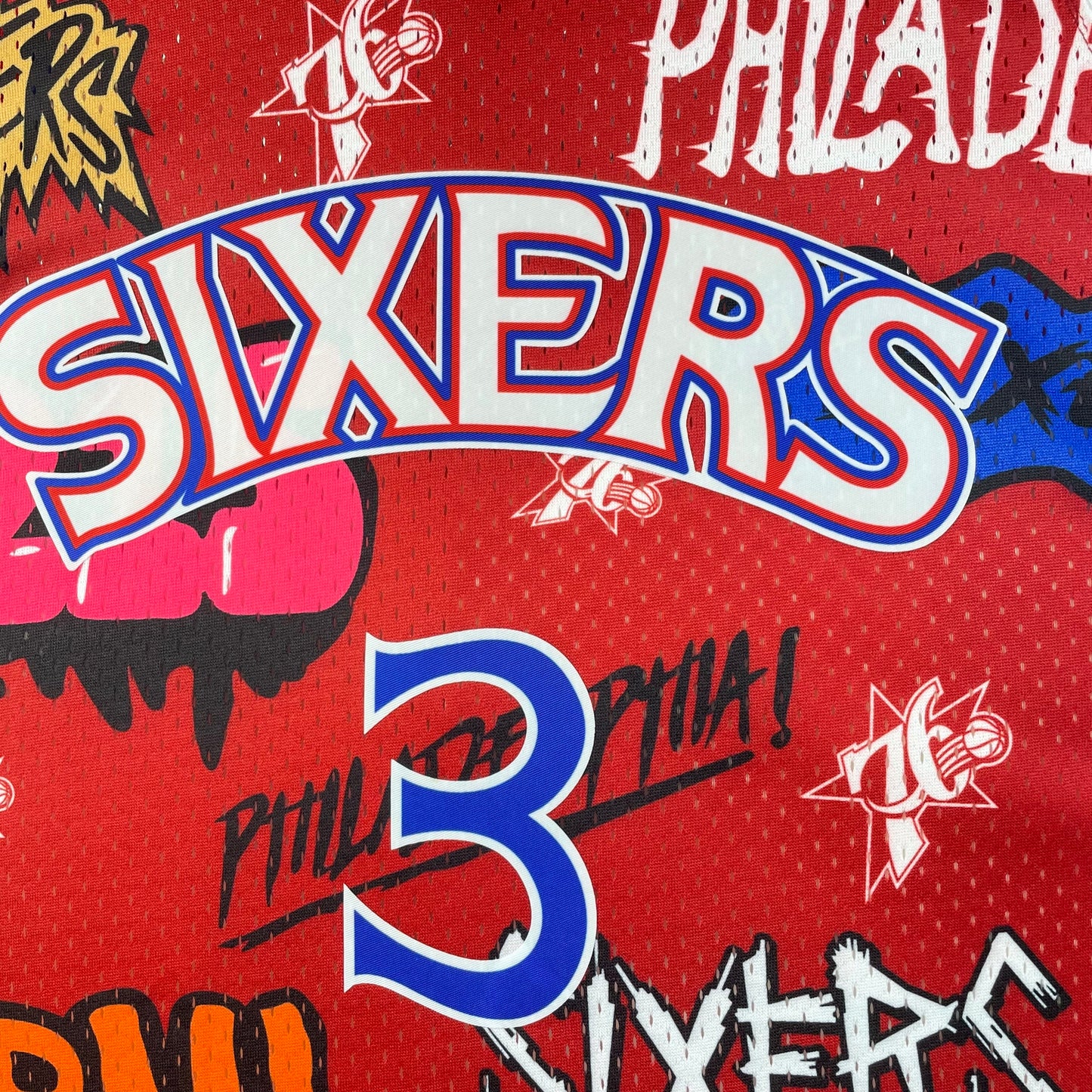 NBA Philadelphia 76ers 1996/1997 #3 Allen Iverson Classic Jersey