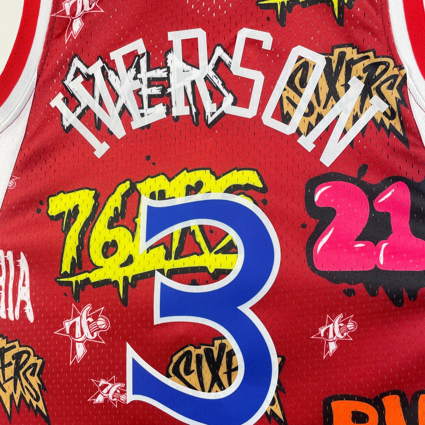 NBA Philadelphia 76ers 1996/1997 #3 Allen Iverson Classic Jersey
