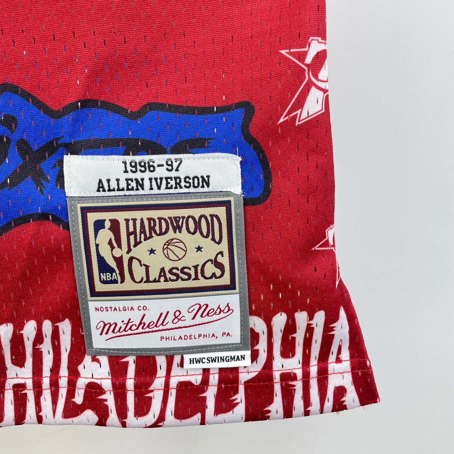 NBA Philadelphia 76ers 1996/1997 #3 Allen Iverson Classic Jersey