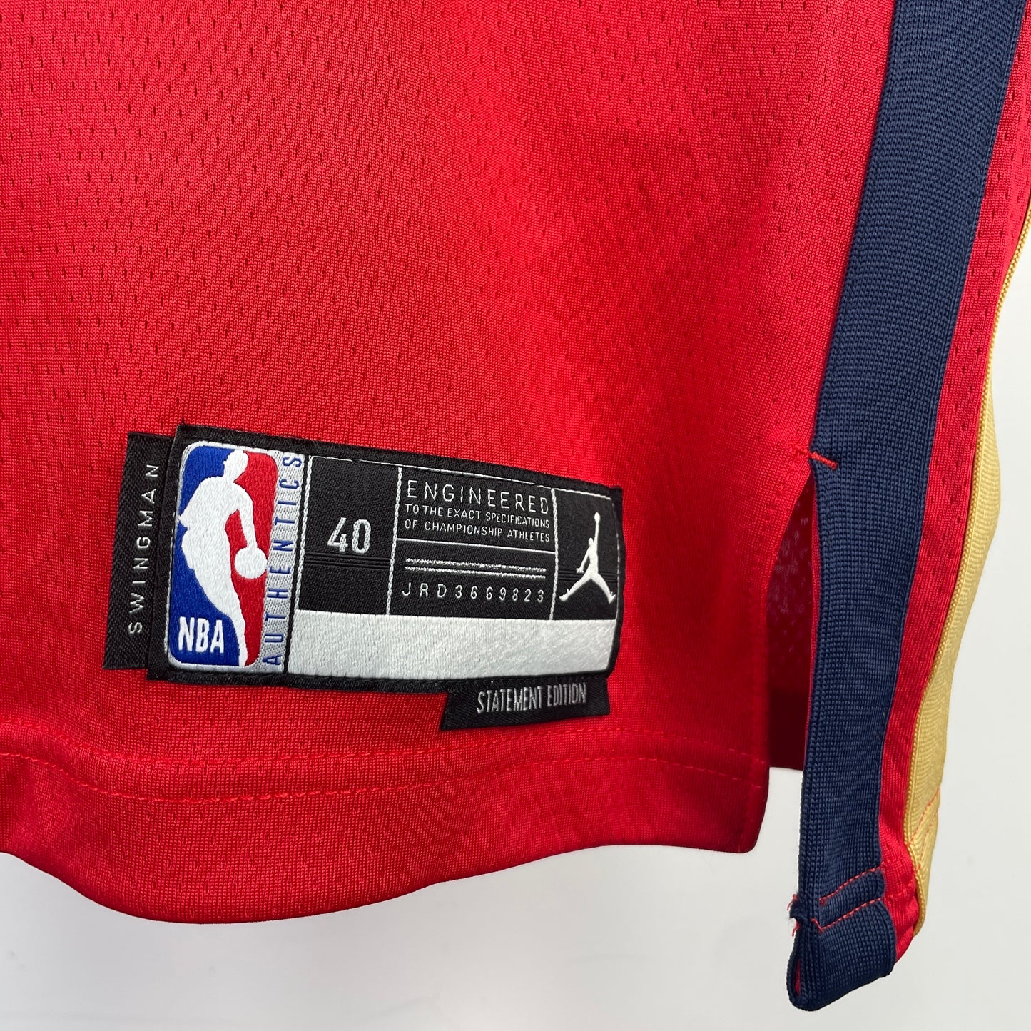 NBA  New Orleans Pelicans regular season Jersey