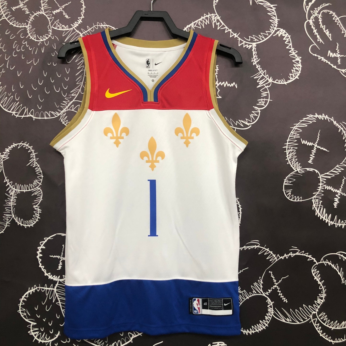 NBA  New Orleans Pelicans special edition jersey