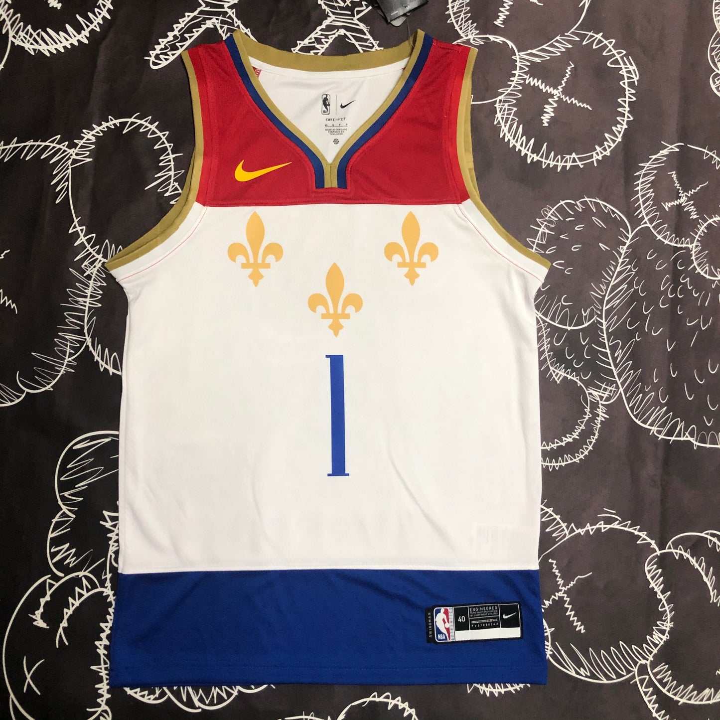 NBA  New Orleans Pelicans special edition jersey
