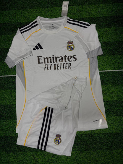 Real Madrid 2025/26 home with shorts
