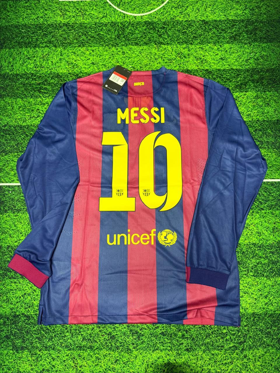Barcelona 2014/15 Messi 10# long sleeves
