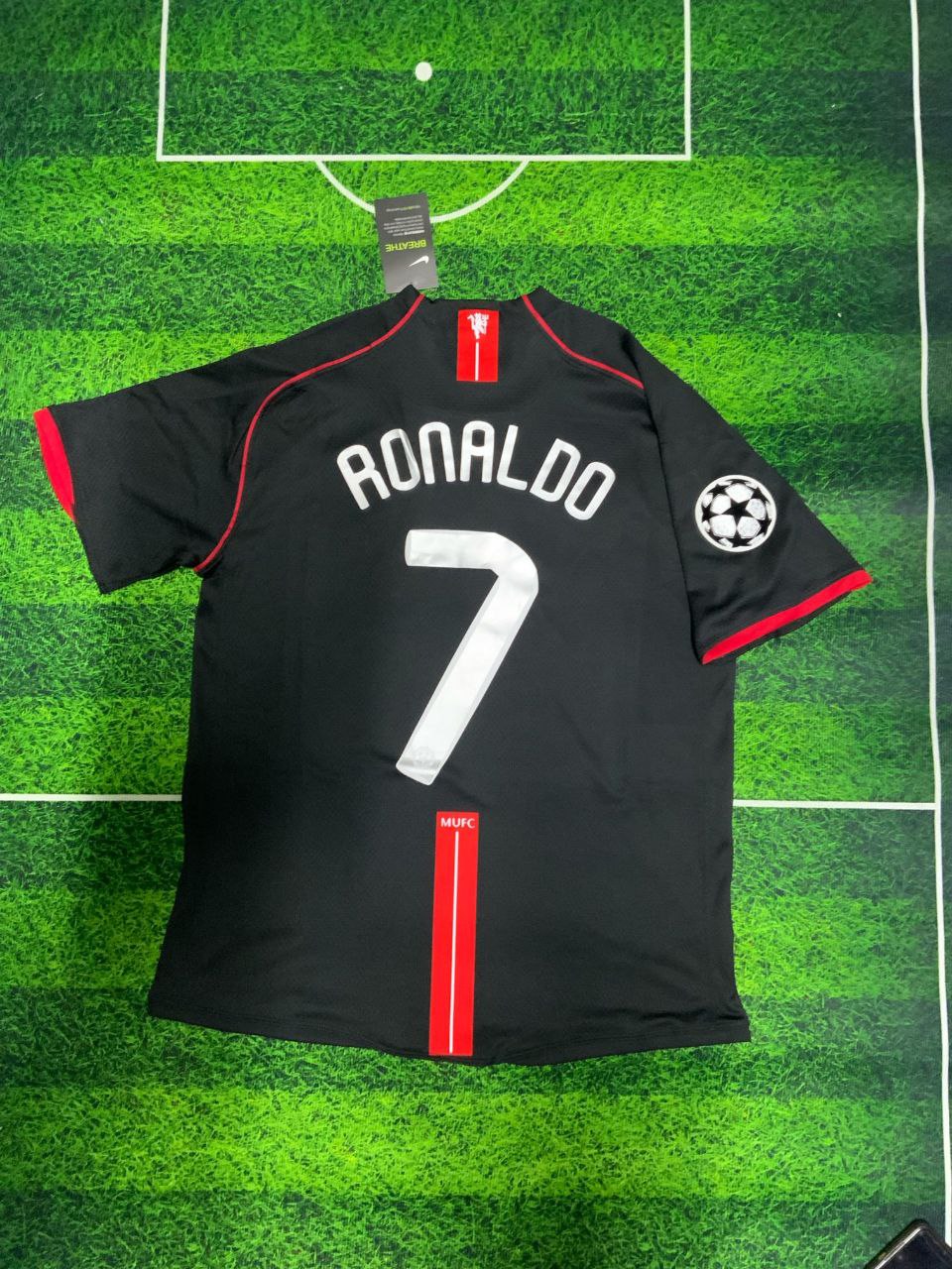 Manchester United 2008 away #Ronaldo all badges