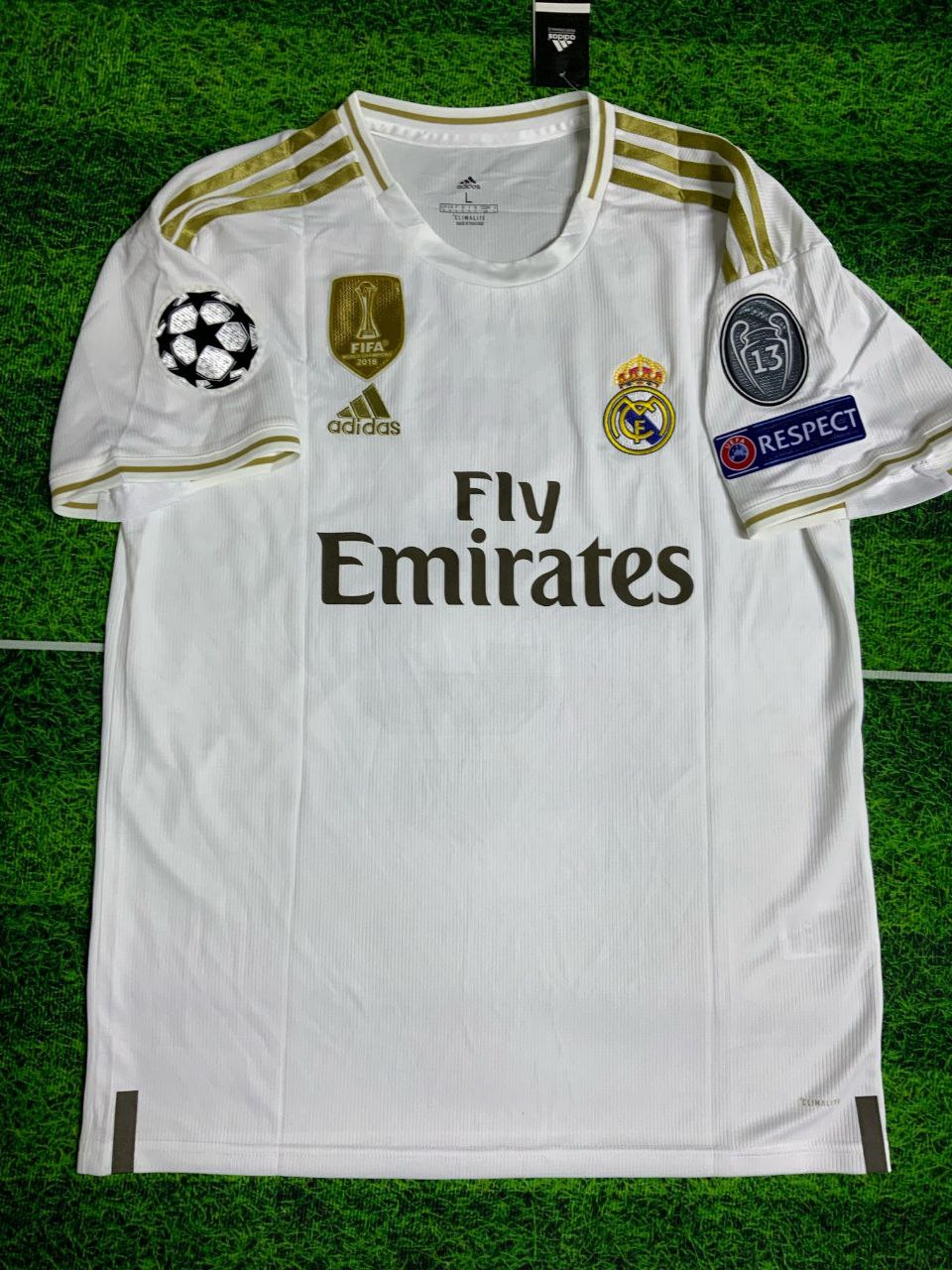 Real Madrid home 2019 #BENZIMA all badges