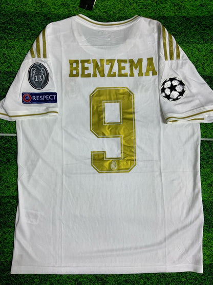 Real Madrid home 2019 #BENZIMA all badges