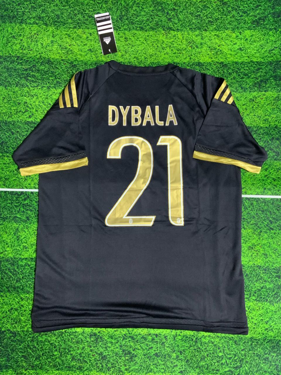 Juventus away 2015 #DYBALA all badges